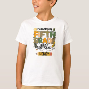 Camiseta Infantil Personalizada Pronta para a Quin