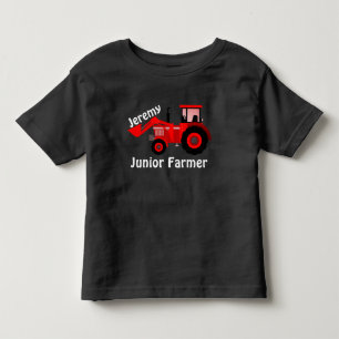 Camiseta Infantil Personalizado "Fazendeiro Júnior" e Trator de Car