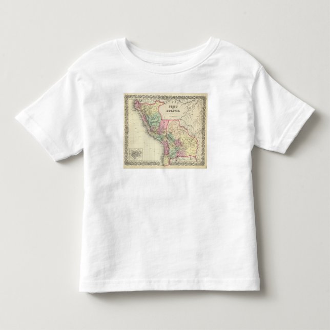 Camiseta Infantil Peru e Bolívia (Frente)
