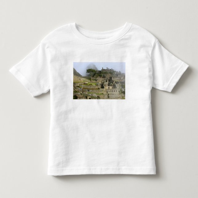Camiseta Infantil Peru, Machu Picchu. A antiga cidadela de (Frente)