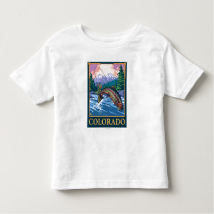 Camiseta Infantil Pesca com mosca SceneColorado