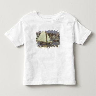 Camiseta Infantil Pierre um Renoir   o Seine em Argenteuil