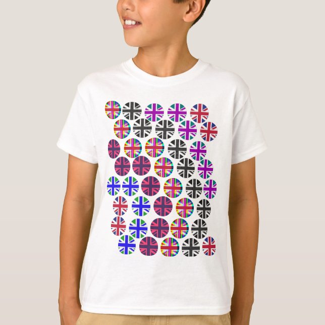 Camiseta Infantil. Pilhas/Sinalizadores de União m (Frente)