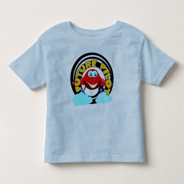 Camiseta Infantil Piloto Futuro (Frente)