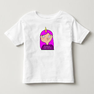 Camiseta Infantil Pingamento à volantes sou um licorne
