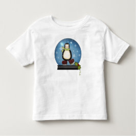 Camiseta Infantil Pinguim Pinguim Pinguim Pinguim Caçador de Gelo