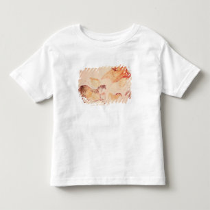 Camiseta Infantil Pintura da rocha dos cavalos, c.17000 BC