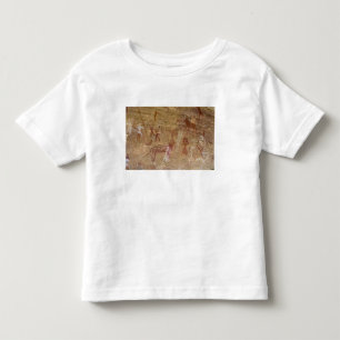 Camiseta Infantil Pinturas rupestres pré-históricas, Akakus, Saara