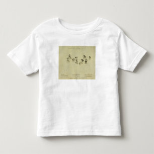 Camiseta Infantil Placa chave ao retrato da família real em Osbor