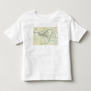 Camiseta Infantil Plano de Lucknow que mostra operações