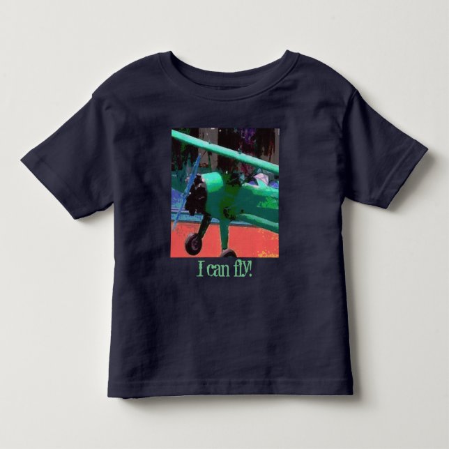 Camiseta Infantil Plano Modelo Colorido (Frente)