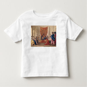 Camiseta Infantil Poliphilus que ajoelha-se antes da rainha