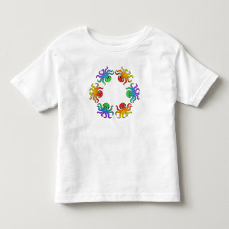 Camiseta Infantil - Polvo Gradiente (branco)