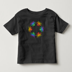 Camiseta Infantil - Polvo Gradiente (vívido)