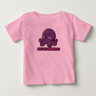 Camiseta Infantil Polvo Kawaii Engraçado Sonolento