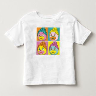 Camiseta Infantil Pop art da Senhora Birdy