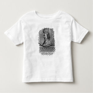 Camiseta Infantil Poppaea Sabina, gravando após um romano