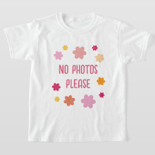 Camiseta Infantil Por Favor Sem Fotos