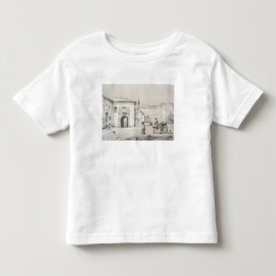 Camiseta Infantil Porta da videira (Puerta del Vino), 'dos esboços