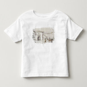 Camiseta Infantil Porta da videira (Puerta del Vino), 'dos esboços