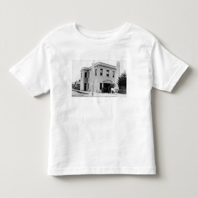 Camiseta Infantil Portland, OU carro do cavalo do quartel dos (Frente)