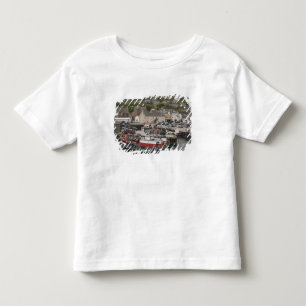 Camiseta Infantil Porto de Stromness, na frente da água do Atlânti