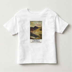 Camiseta Infantil Poster da estrada de ferro do Mountain View de