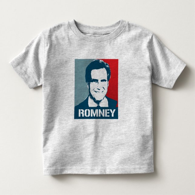 CAMISETA INFANTIL POSTER DE MITT ROMNEY (Frente)