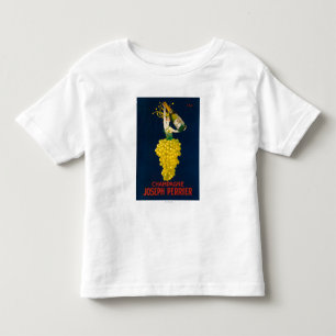 Camiseta Infantil Poster do promocional de Joseph Perrier Champagne