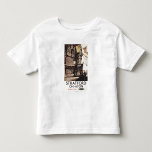 Camiseta Infantil Poster do trilho da casa da pensão e do Harvard d