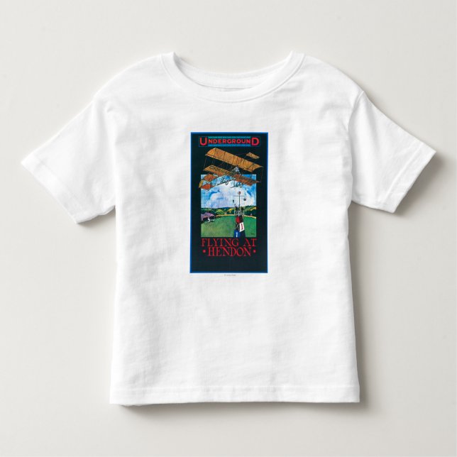 Camiseta Infantil Poster excedente Grahame-Branco e plano do (Frente)