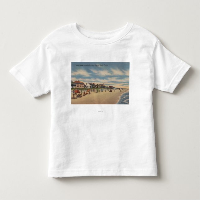 Camiseta Infantil Praia de Netuno, FL - ideia de casas da parte (Frente)