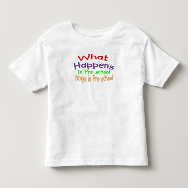 Camiseta Infantil Pré-escolar (Frente)