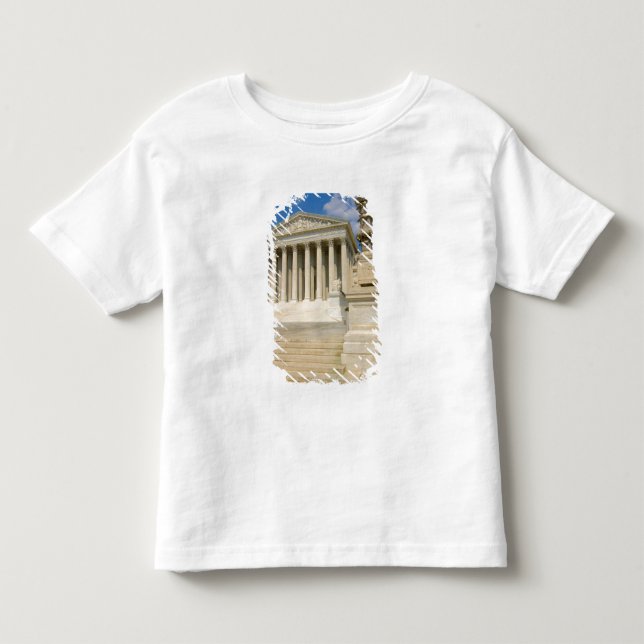 Camiseta Infantil Prédio da Suprema Corte, Washington, DC (Frente)