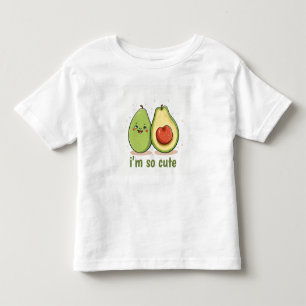 Camiseta Infantil Presente de Amor de Abacate Fofo