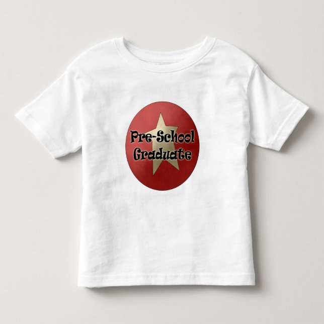 Camiseta Infantil Presentes da graduação do pré-escolar (Frente)