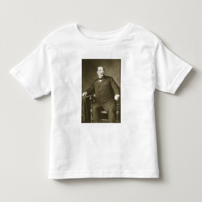 Camiseta Infantil Presidente de Grover Cleveland, 2ò e 24o do Un do (Frente)
