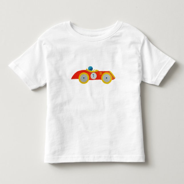 Camiseta Infantil Primeiro aniversario vermelho pequeno da criança (Frente)