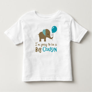 Camiseta Infantil Primo grande a ser - elefante da modificação