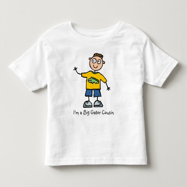 Camiseta Infantil Primo Grande Gator - rapaz (Frente)