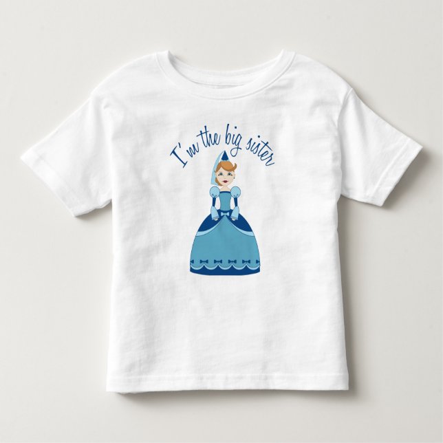 Camiseta Infantil Princesa Irmã Maior (Frente)