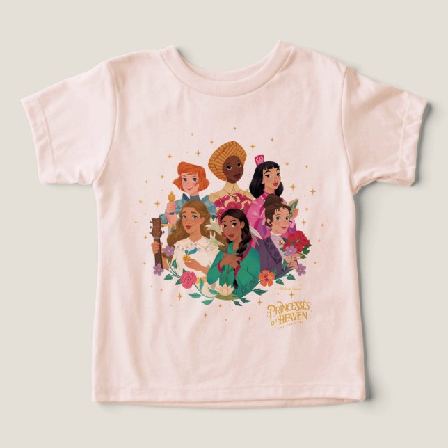 Camiseta Infantil Princesses of Heaven™ (Design frontal)