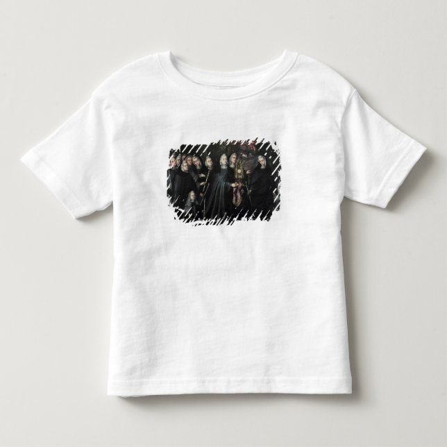 Camiseta Infantil Procissão de St. Clare com o Eucaristia (Frente)