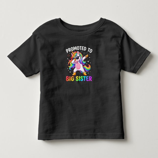 Camiseta infantil promovida a Irmã Mais Velha (Frente)