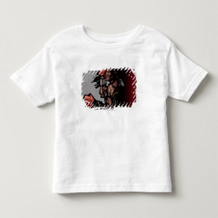 Camiseta Infantil Pugilista que encontra-se para baixo