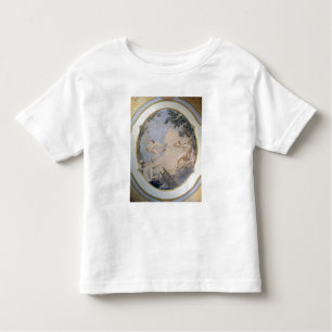 Camiseta Infantil Pulcinella em um balanço, 1797 (fresco)