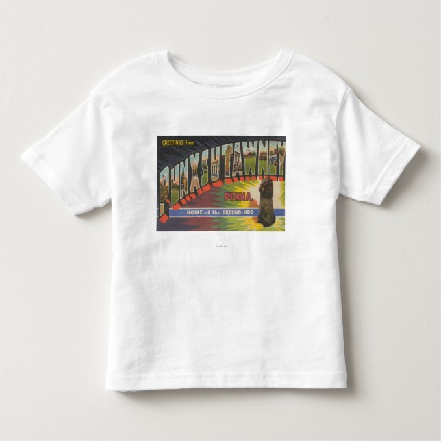 Camiseta Infantil Punxsutawney, Pensilvânia (Groundhog) (Frente)