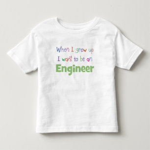 Camiseta Infantil Quando eu crescer Engenheiro