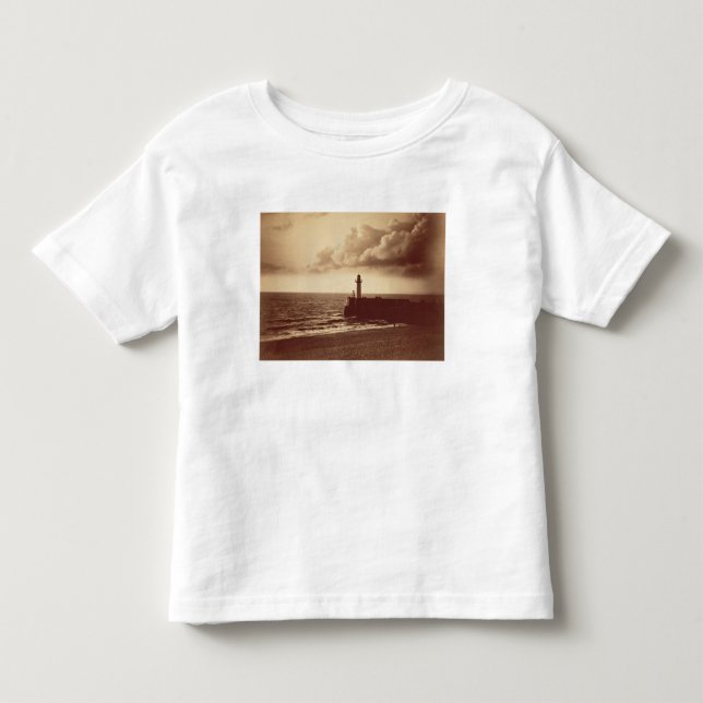 Camiseta Infantil Quebra-mar em Sete, c.1855 (impressão do albume da (Frente)