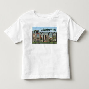 Camiseta Infantil Quedas de Colômbia, Montana - grandes cenas da